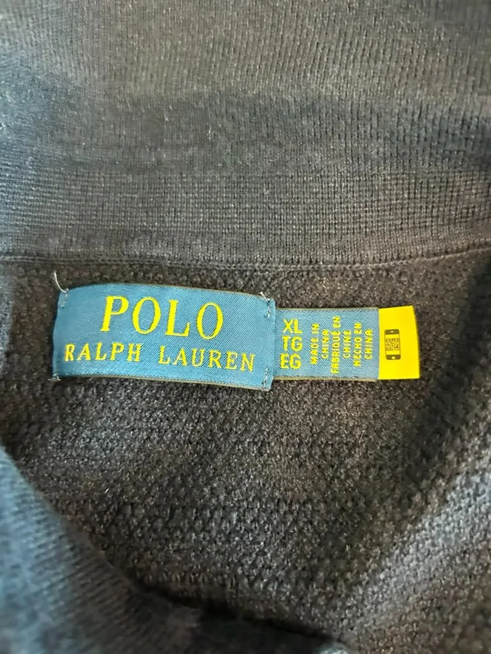 Polo Ralph Lauren Men’s XL Navy Blue Short Sleeve Polo Shirt